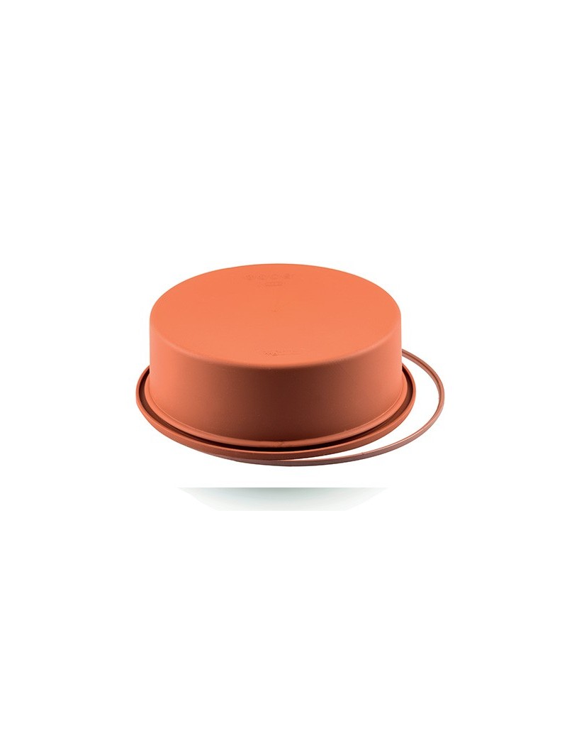 Génoise - Moule silicone Ø180 H.65 mm Silikomart
