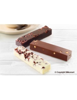 Moule silicone pour 8 créations My Snack dim.100x26x16 mm Silikomart