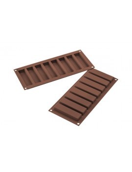 Moule silicone pour 8 créations My Snack dim.100x26x16 mm Silikomart