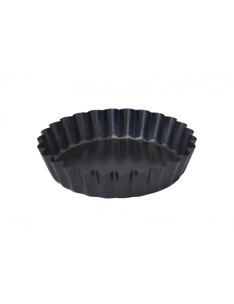 Moule à Tartelette, Lot de 8 Moule a Tarte à Fond Amovible, 10 cm