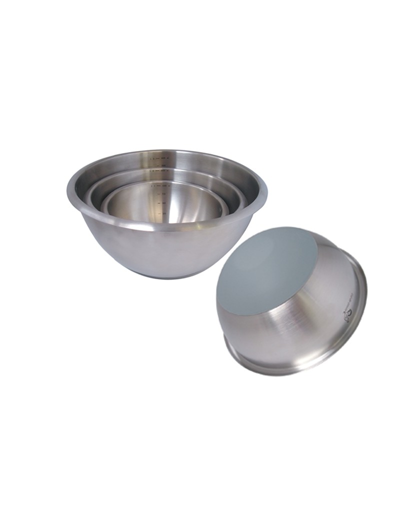 Bassine pâtissière 1/2 sphérique inox