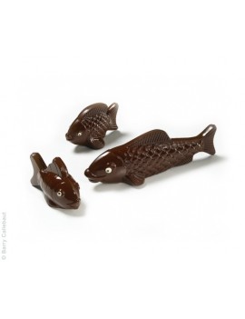 Moule 3 empreintes assortiment poissons CACAO BARRY