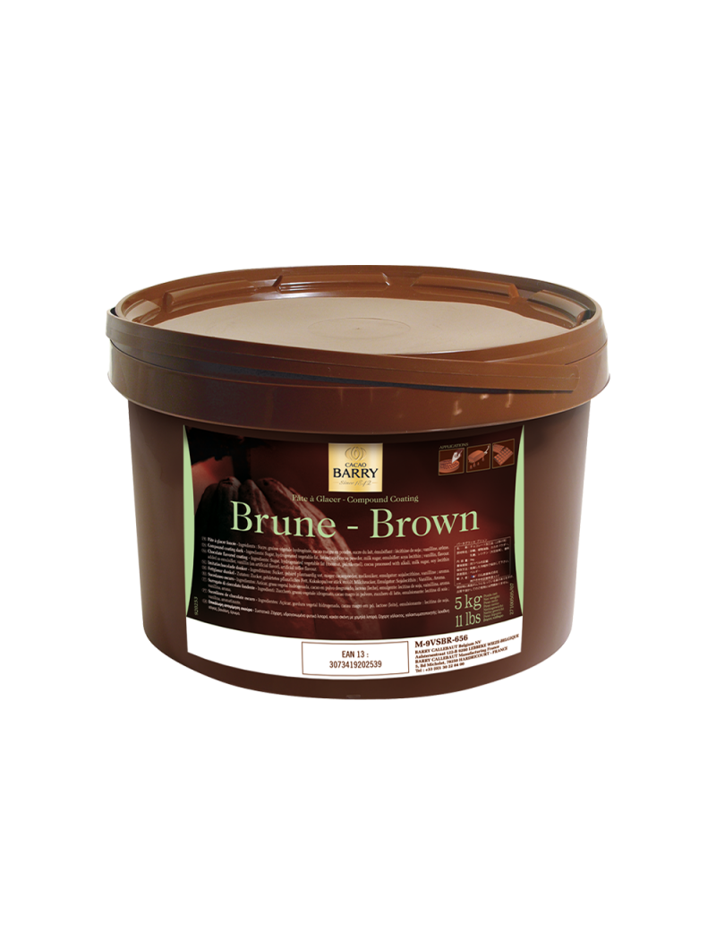 Pate à glacer brune CACAO BARRY