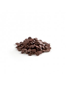 Mini grammes de chocolat de couverture noir  Mangaro 65%