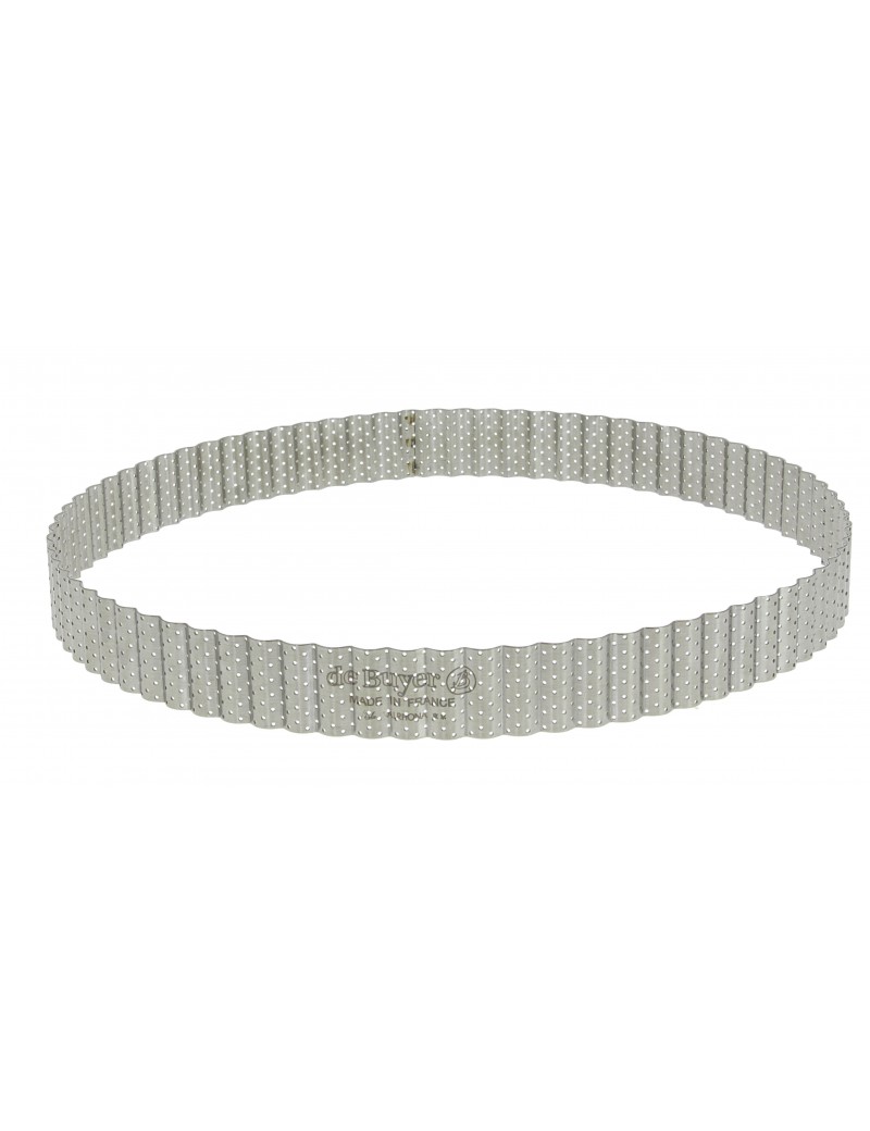 perforé cannelé - rond De Buyer perforé cannelé - rond De Buyer