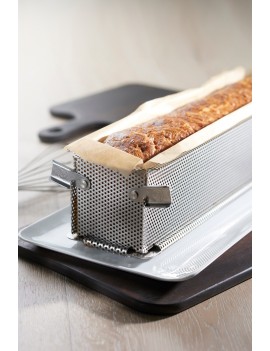 Moule inox perforé pliant géoformé De Buyer