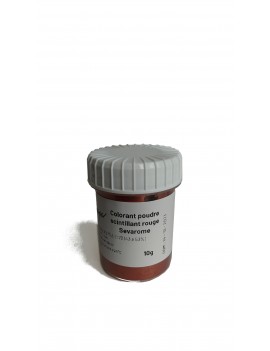 Colorant scintillant rouge poudre liposoluble professionnel SEVAROME