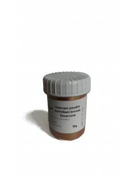 Colorant scintillant bronze poudre liposoluble professionnel SEVAROME