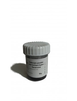 Colorant noir brillant poudre hydrosoluble professionnel SEVAROME