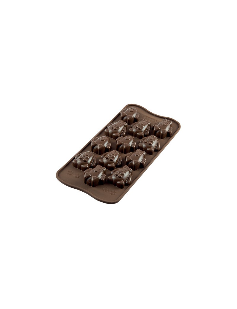 BB&Co - Moule gâteau multi-compartiments en silicone - Caramel par