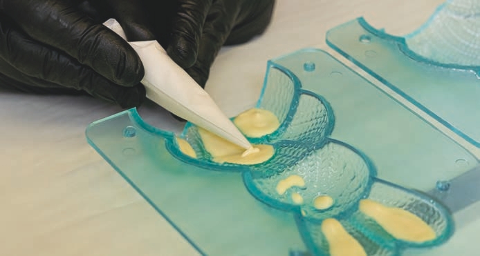 Tuto pour réaliser un lapin tricot au chocolat de Pâques